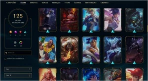 Conta GOLD 4 100PDL/ Campeões: Todos. 120+ skins. - League of Legends LOL