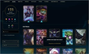 Conta GOLD 4 100PDL/ Campeões: Todos. 120+ skins. - League of Legends LOL