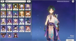 AR52 Xiao + Primordial Jade+ Qiqi + Klee + Keqing + 18 4* - Genshin Impact