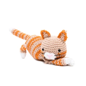 Gatinho Tigrado em Amigurumi - Artesanato e Personalizados