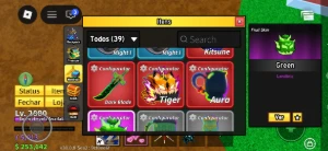 Conta de BLOX FRUTI super gemada - Roblox