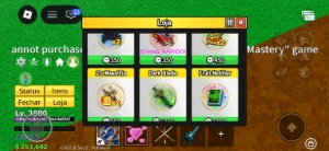 Conta de BLOX FRUTI super gemada - Roblox