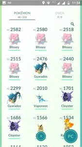 Conta Pokémon Go Lv 32 Sem Time - Blissey Pack + Max Candy