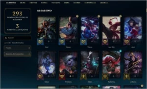 Conta league of legends season3 somente venda LOL