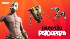 Pacotão Psicopata - Fortnite ( necessita conta epic games )