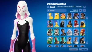 Conta Fortnite | 105 Skins | Spider-Gwen | Melhor Entrega
