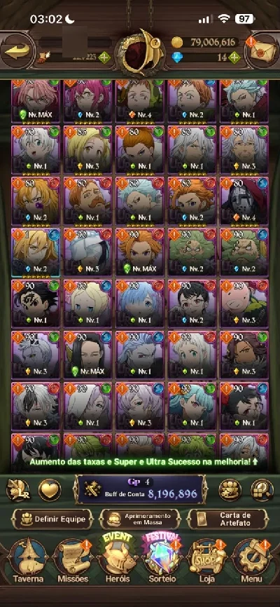 Global 8.2M Box Cc | 25 Lr | Lr 6/6 + 3/6 | 17 Pers Collabs - Seven Deadly Sins