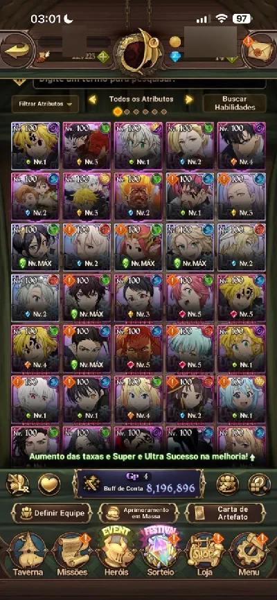 Global 8.2M Box Cc | 25 Lr | Lr 6/6 + 3/6 | 17 Pers Collabs - Seven Deadly Sins