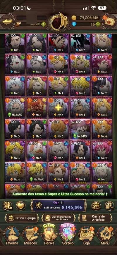 Global 8.2M Box Cc | 25 Lr | Lr 6/6 + 3/6 | 17 Pers Collabs - Seven Deadly Sins