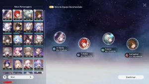 Honkai Star Rail AR 70 / Phainon + Herta e Outros 5✯ - Honkai: Star Rail