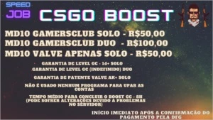 RANK BOOST CSGO - MM E GAMERSCLUB SOLO/DUO - Counter Strike