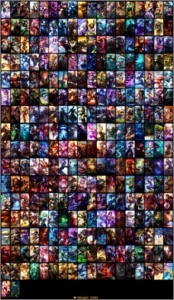 LEAGUE OF LEGENDS-300 SKINS-TODOS HERÓIS- PLAT 1 SOLO E TFT. LOL