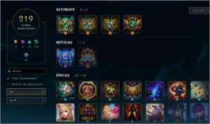 Conta league of legends master (challenger s7) LOL
