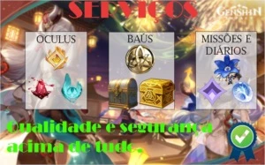 💯Genshin, Geoculos/Anemoculus/Baús💯 - Genshin Impact