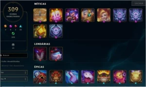 Conta D4 , Nivel 790 ,621 skins - League of Legends LOL