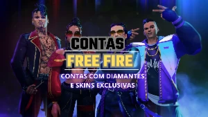 Disponível Contas de Free Fire Gemadas !!! 🚀✅