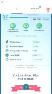 POKEMON GO LVL 32 / 2016 / PODE MUDAR APELIDO E EMAIL - Pokémon