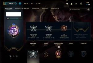 Conta prata 4 com 57 champs e 36 skins - League of Legends LOL