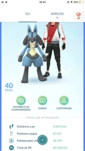 Conta Pokemon Go Level 40 - Pokémon