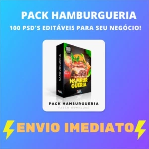 Super Pack editável e Profissional  Hamburgueria - Outros