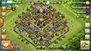 CLASH OF CLANS CV 11 LVL 145