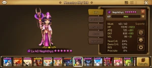 Conta early com Nerphthys, Karnal, Ganymede, Louise e Alice - Summoners War