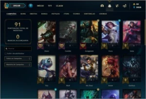 Conta prata 3 com 14 skins e 34 champs - League of Legends LOL