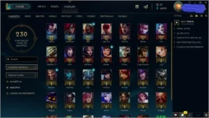 ACC LOL Nvl 38 Unranked Com 33 Skins 62 Campeões e 10K EA - League of Legends