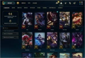 CONTA LVL 30 INATIVA 46 CHAMPIONS - League of Legends LOL