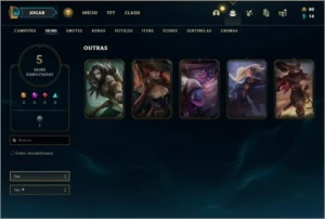 CONTA LVL 30 INATIVA 46 CHAMPIONS - League of Legends LOL