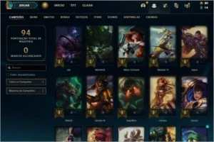 CONTA LVL 30 INATIVA 46 CHAMPIONS - League of Legends LOL