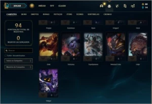 CONTA LVL 30 INATIVA 46 CHAMPIONS - League of Legends LOL