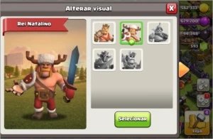 CV10 full com 2 skins + 1,4k de gema - Clash of Clans