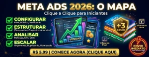 🚀 Tráfego Pago No Meta Ads 2026 + 3 Bônus [Envio Imediato] - eBooks