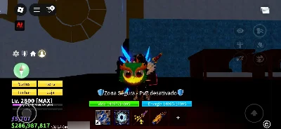 Vende-se está conta de blox fruit - Roblox