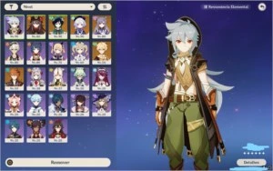 Genshin Impact AR54 - 5 personagens 5* - 2 Armas 5*