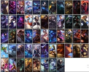 Conta unranked com 107 Champs e 53 Skins - League of Legends LOL