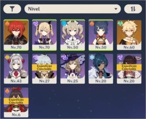 Diluc + wolfs 5*   BARBARA C3    AR 35 - Genshin Impact