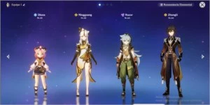 ACC AR31 F2P RAZOR C1+DIONA+ZONGLI - Genshin Impact
