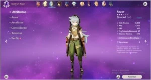ACC AR31 F2P RAZOR C1+DIONA+ZONGLI - Genshin Impact