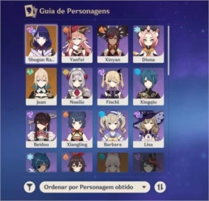 conta genshin com baal e Jean, +outros. Rank de aventura: 32 - Genshin Impact