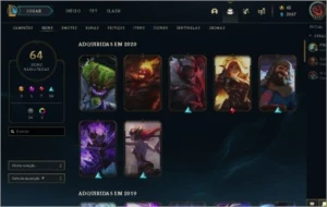 CONTA DE LOL 6 ANOS COM 67 SKINS - League of Legends