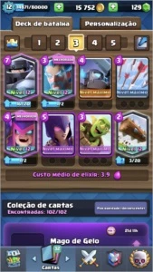 CONTA CLASH ROYALE LVL 12 TODAS AS CARTAS