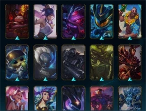 Conta lol nv 320, 146 skins (43 lagadas), 18 cromas - League of Legends