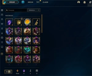 Conta lol nv 320, 146 skins (43 lagadas), 18 cromas - League of Legends