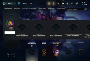 Conta Unranked com 31 Champs e 15 Skins - League of Legends LOL