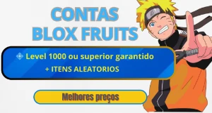 Contas Blox Fruits Level 1000 ou superior garantido - Roblox