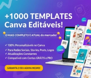 + 1000 Templates Canva Editaveis - O Mais Completo E Atual - Others