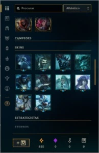 CONTA DIMANTE IV, 275 SKINS - League of Legends LOL