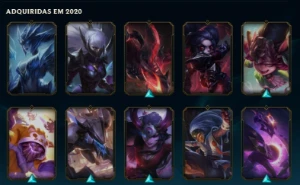 Conta de LOL nivel 225, 143 Skins - League of Legends